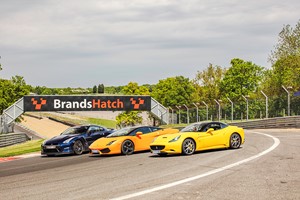 Triple Supercar Driving Thrill at Brands Hatch picture