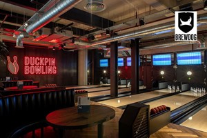 Waterloo Bowling Experience with Burgers and Beers for Four Adults at BrewDog Image 1